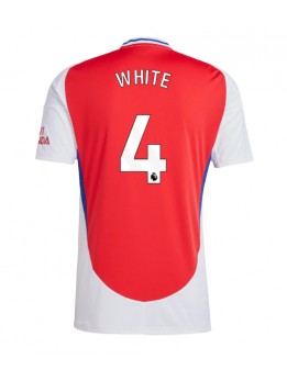 Arsenal Ben White #4 Domaci Dres 2024-25 Kratak Rukavima